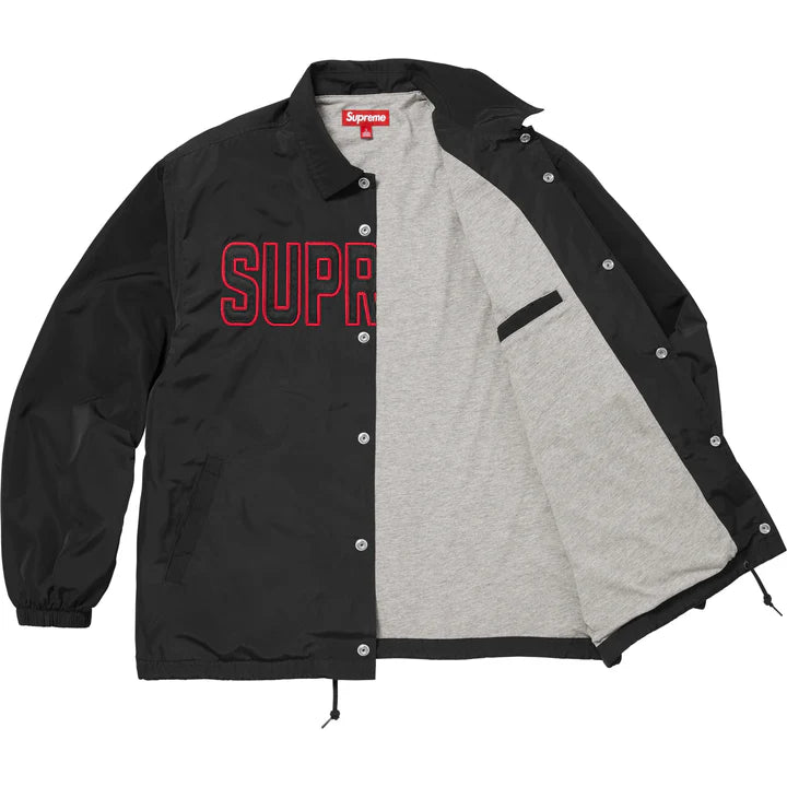 Supreme Spellout Coaches Jacket Black
