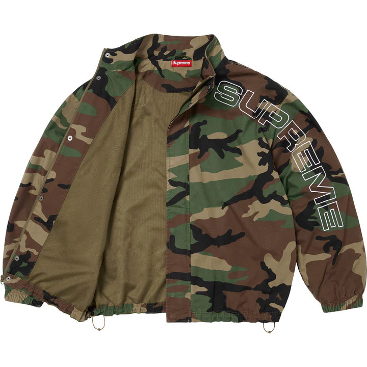 Supreme Spellout Embroidered Ripstop Track Jacket