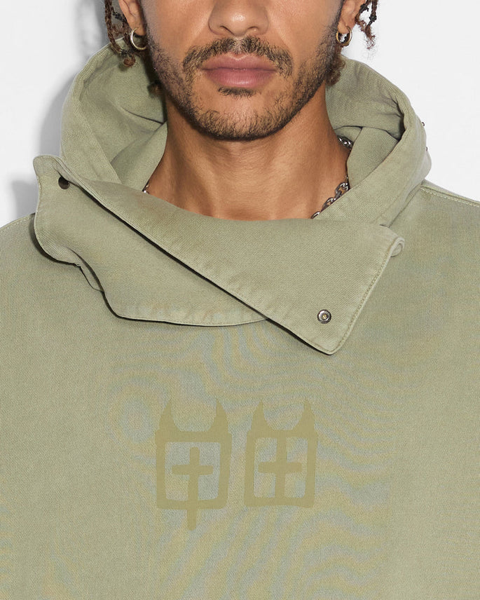 KSUBI Devil Trip Hoodie Khaki