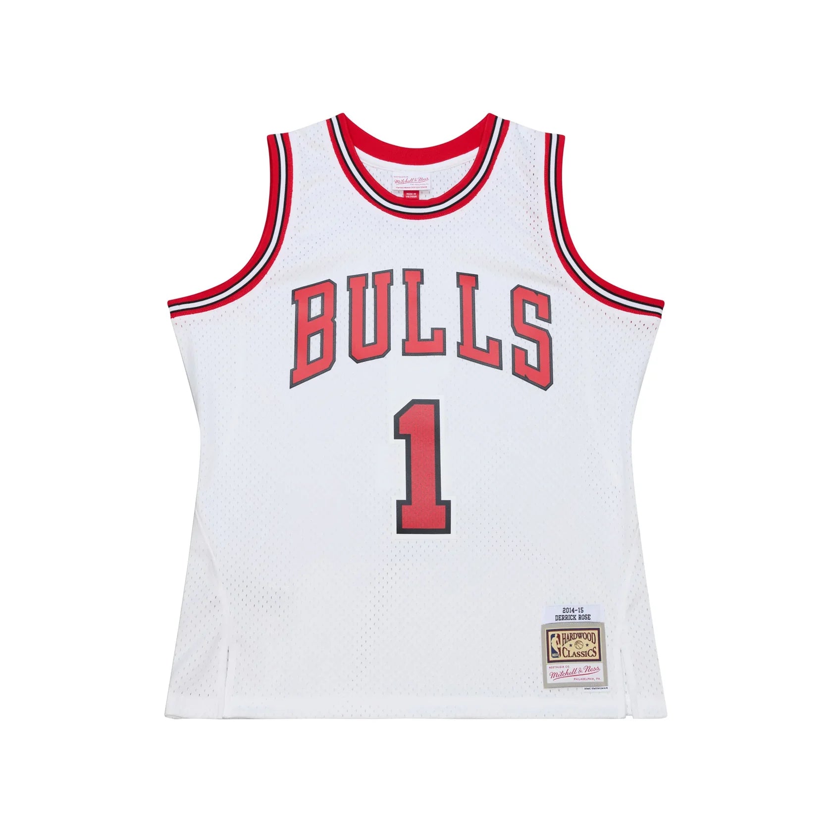 Derrick Rose Chicago Bulls 2014-15 White Swingman Jersey