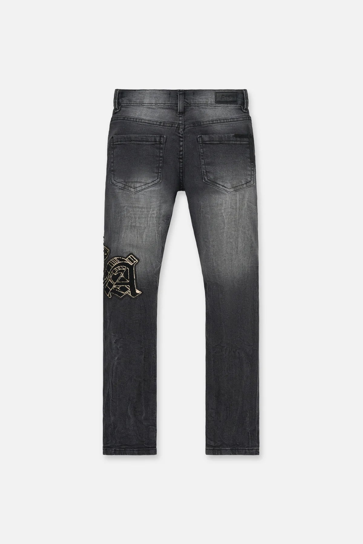 KIDS ANDERSON SKINNY JEAN | GREY STORM OG PATCH
