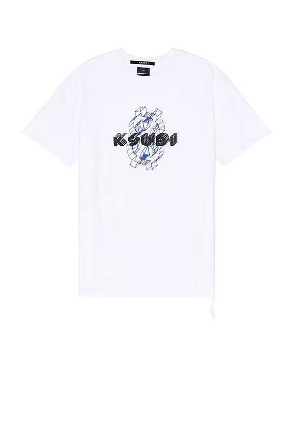 Ksubi Holograph Biggie Tee – 'White'