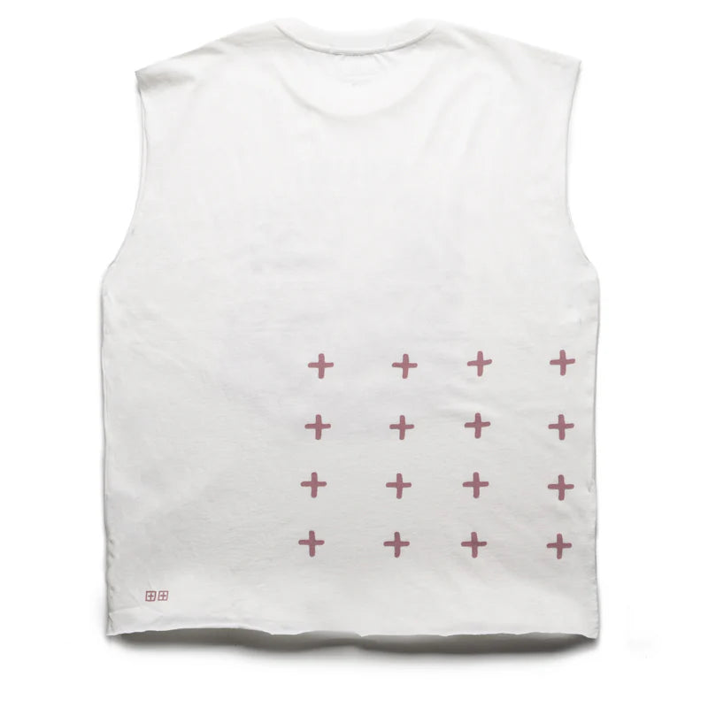 Paradiso Cut Off Tee Vintage White