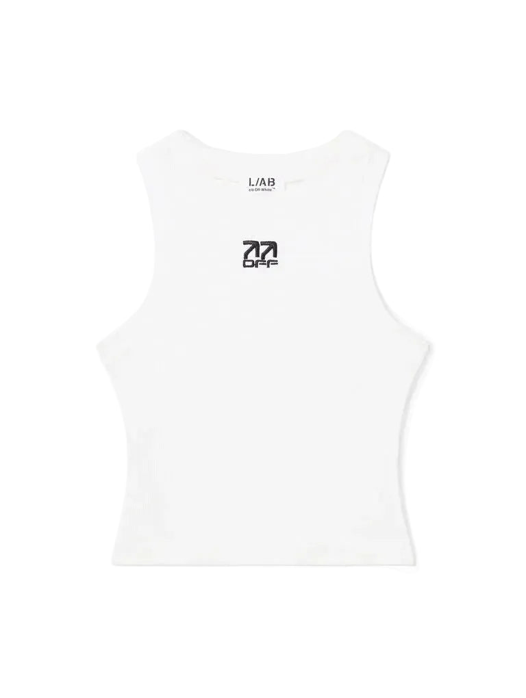 L/AB Ribbed Crop Tank Top