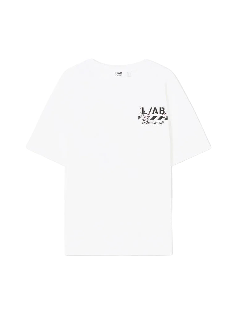 L/AB Floral Logo Skate T-Shirt