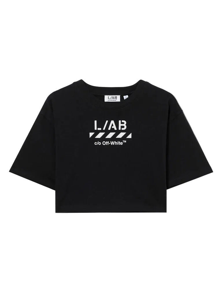 L/AB Diagonal Crop T-Shirt