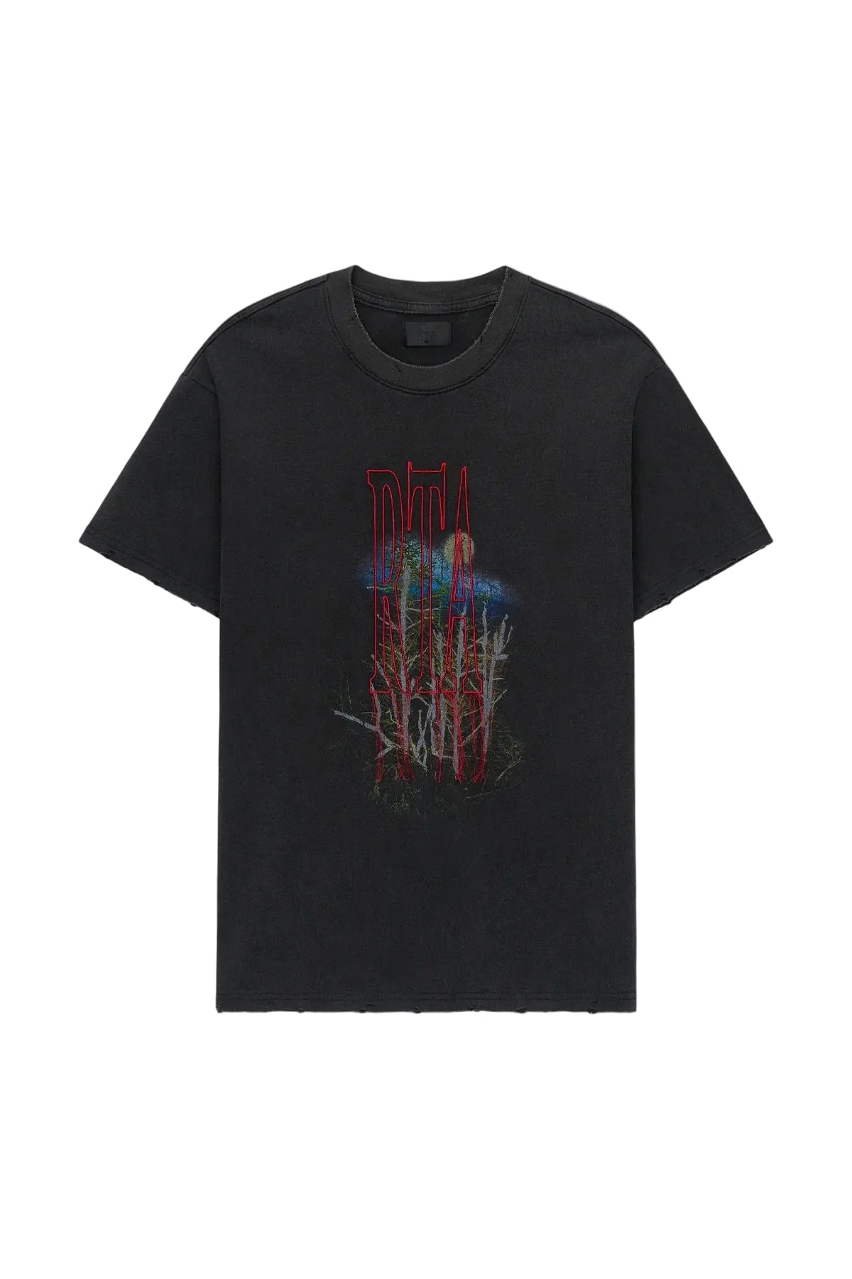 COLIN OVERSIZED SHORT SLEEVE TEE | BLACK FOREST