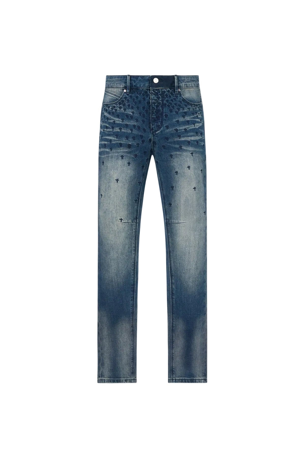 BRYANT SKINNY JEAN | COASTAL RINSE ALLOVER CROSS