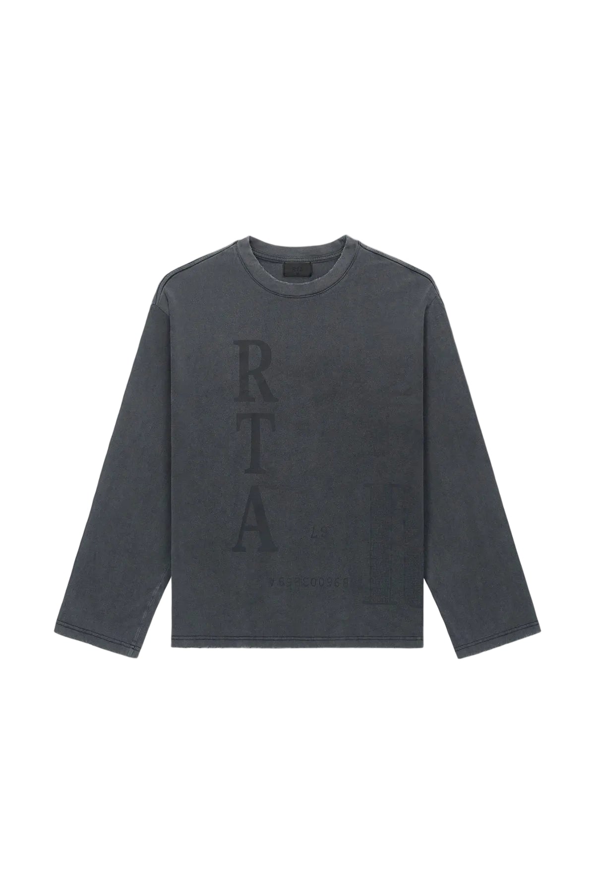 MARCEAU OVERSIZED LS TEE | VINTAGE BLACK COUNTERFEIT