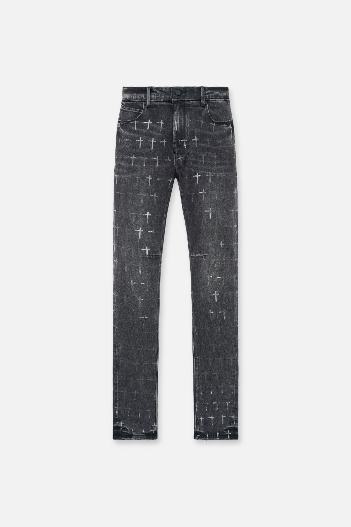 BRYANT SKINNY JEAN | NOIR COATED GREY