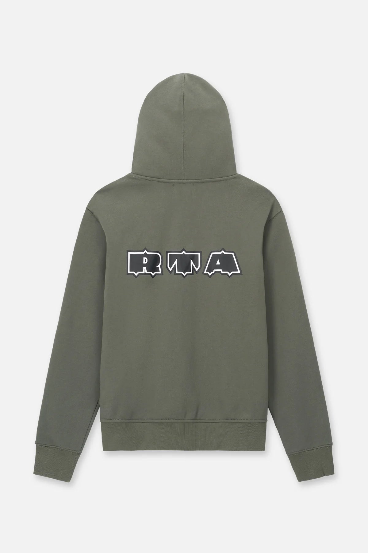 FLOYD ZIP UP HOODIE | OLIVE MILITARY PATCH