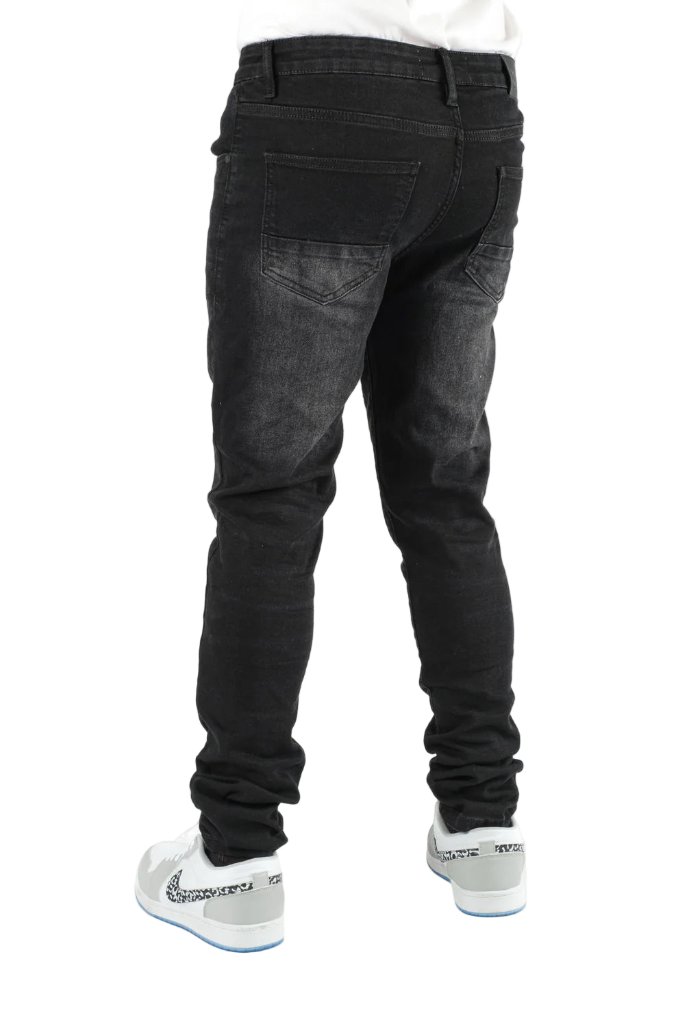 MENS CLASSIC ULTRA STRETCH DENIM - BLACK DZTR-414
