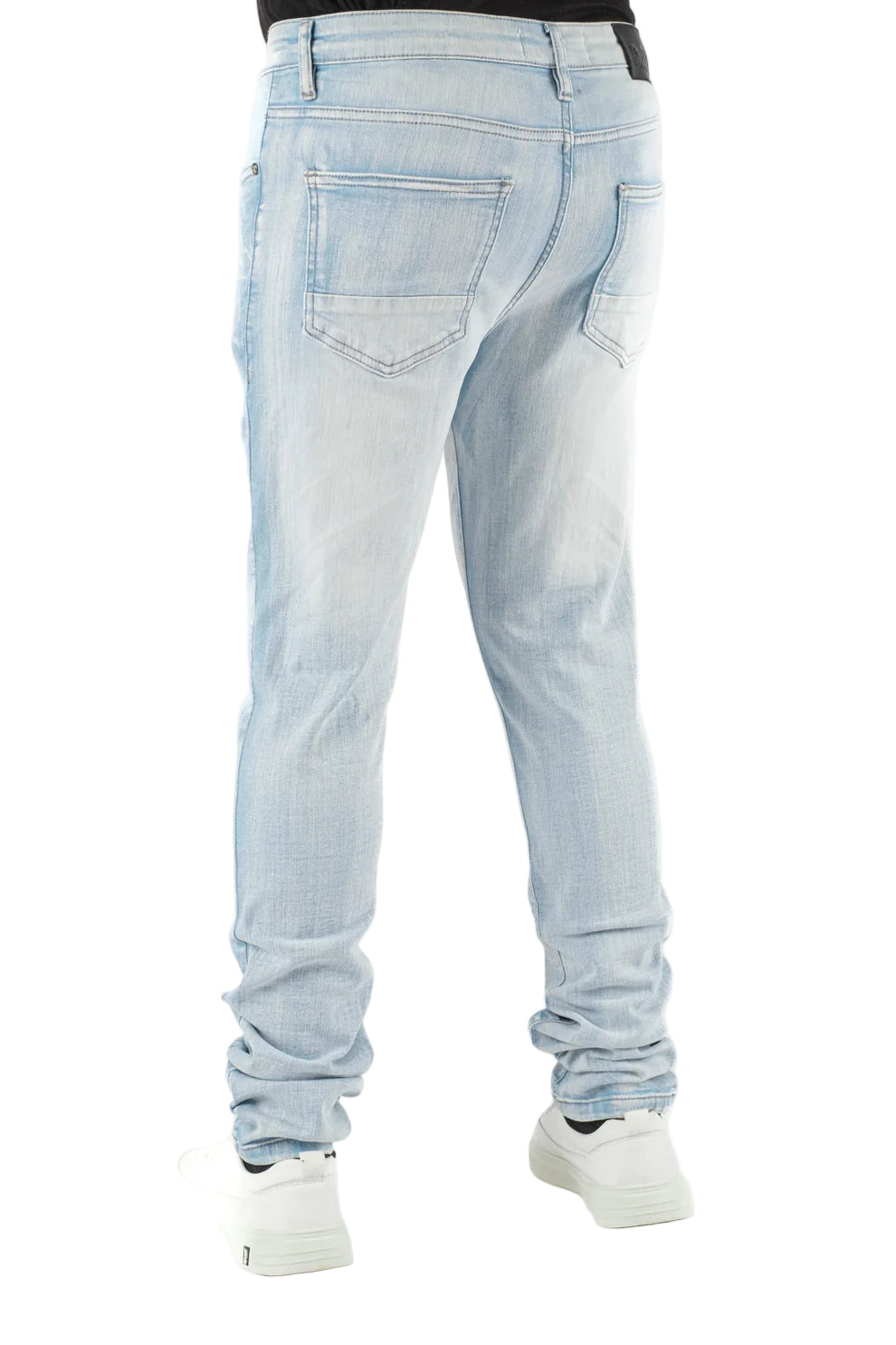 MENS CLASSIC ULTRA STRETCH DENIM - ICE BLUE DZTR-422