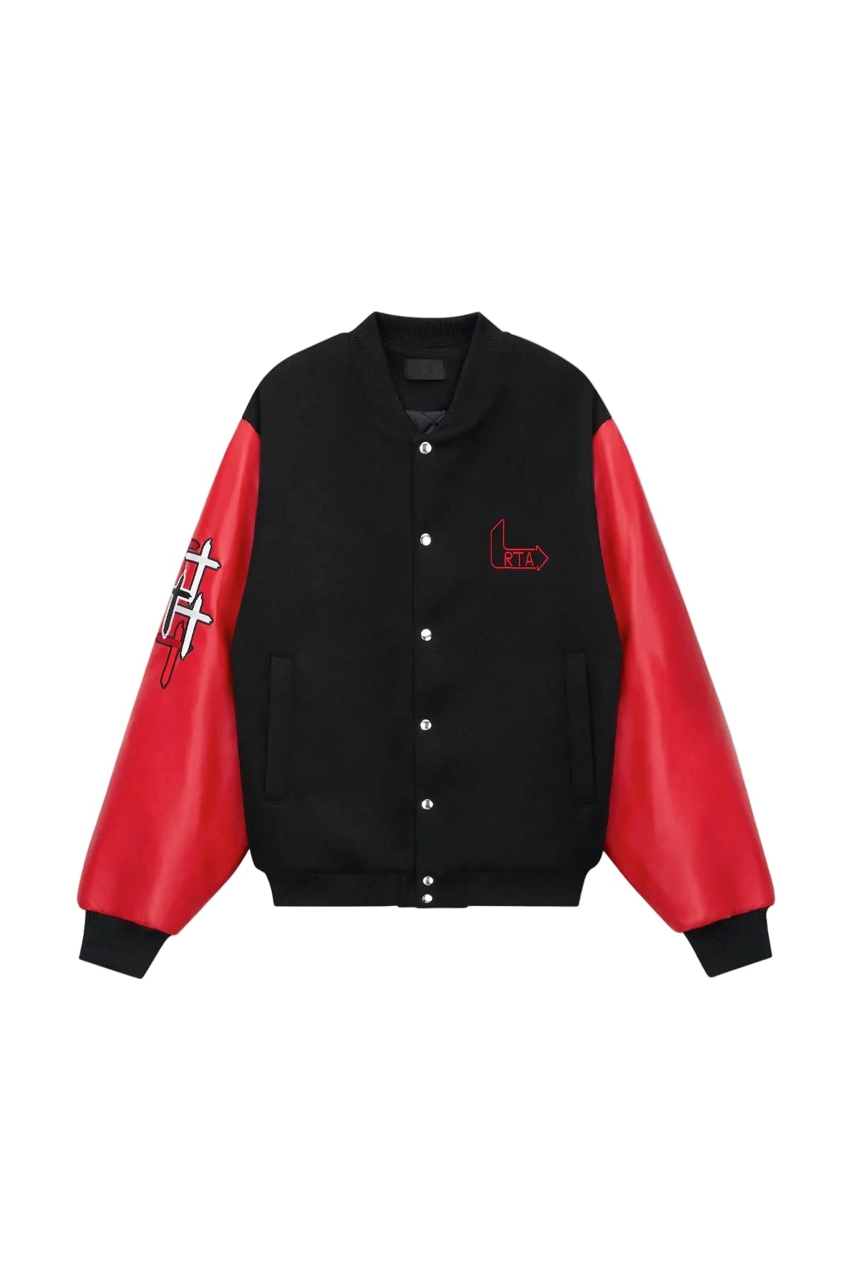 MARTY | BLACK RED FLAME LOGO