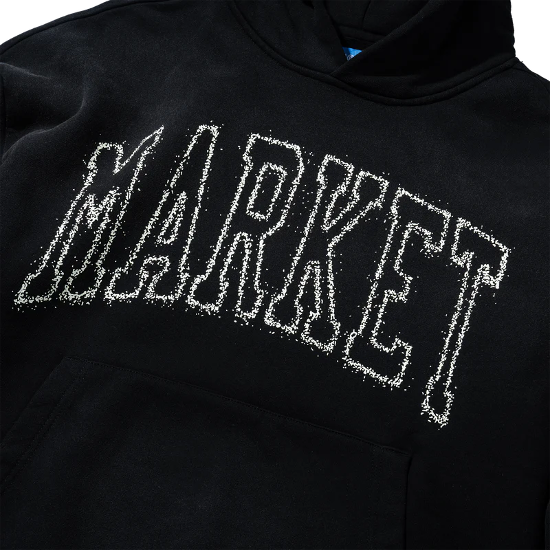 market studious STATIC ARC HOODIE and pants  JET SET BLACK
