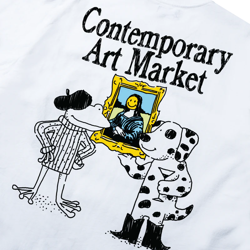 market studious SMILEY MUSEUM UV T-SHIRT