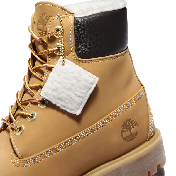 Men's Timberland Premium Warm-Lined 6-Inch Waterproof Boots Wheat