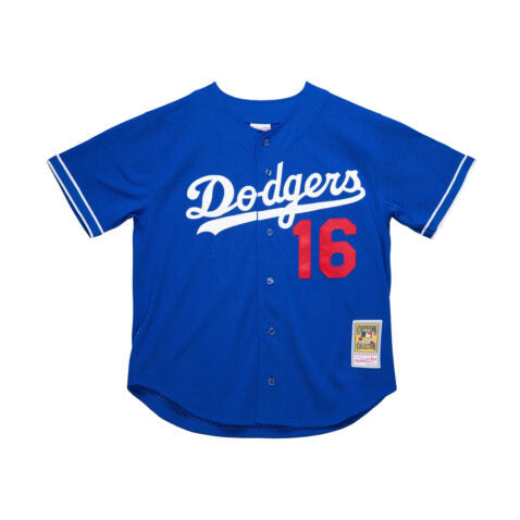 Men's Hideo Nomo Royal Los Angeles Dodgers Cooperstown Collection 1997 Authentic Batting Practice Player Jersey