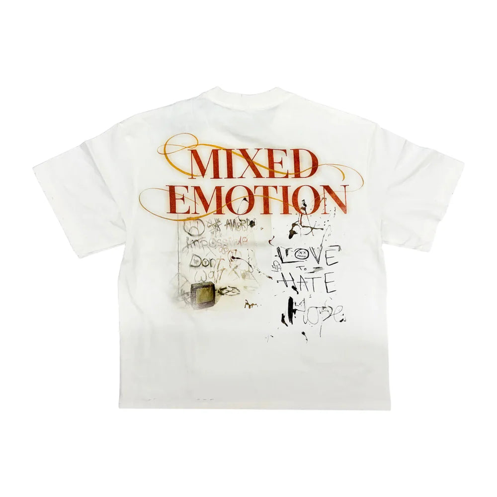 Mixed Emotions 'Deja Vu' White Tee