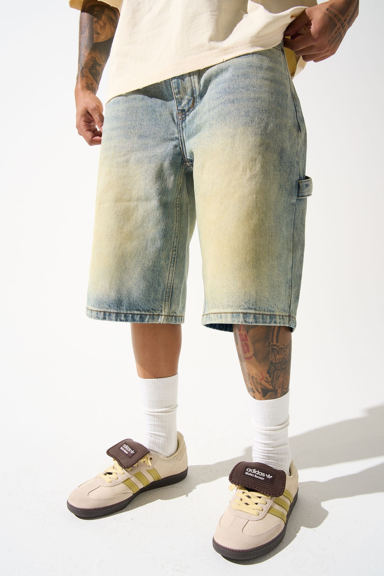 Serenede "Mud Denim Shorts"