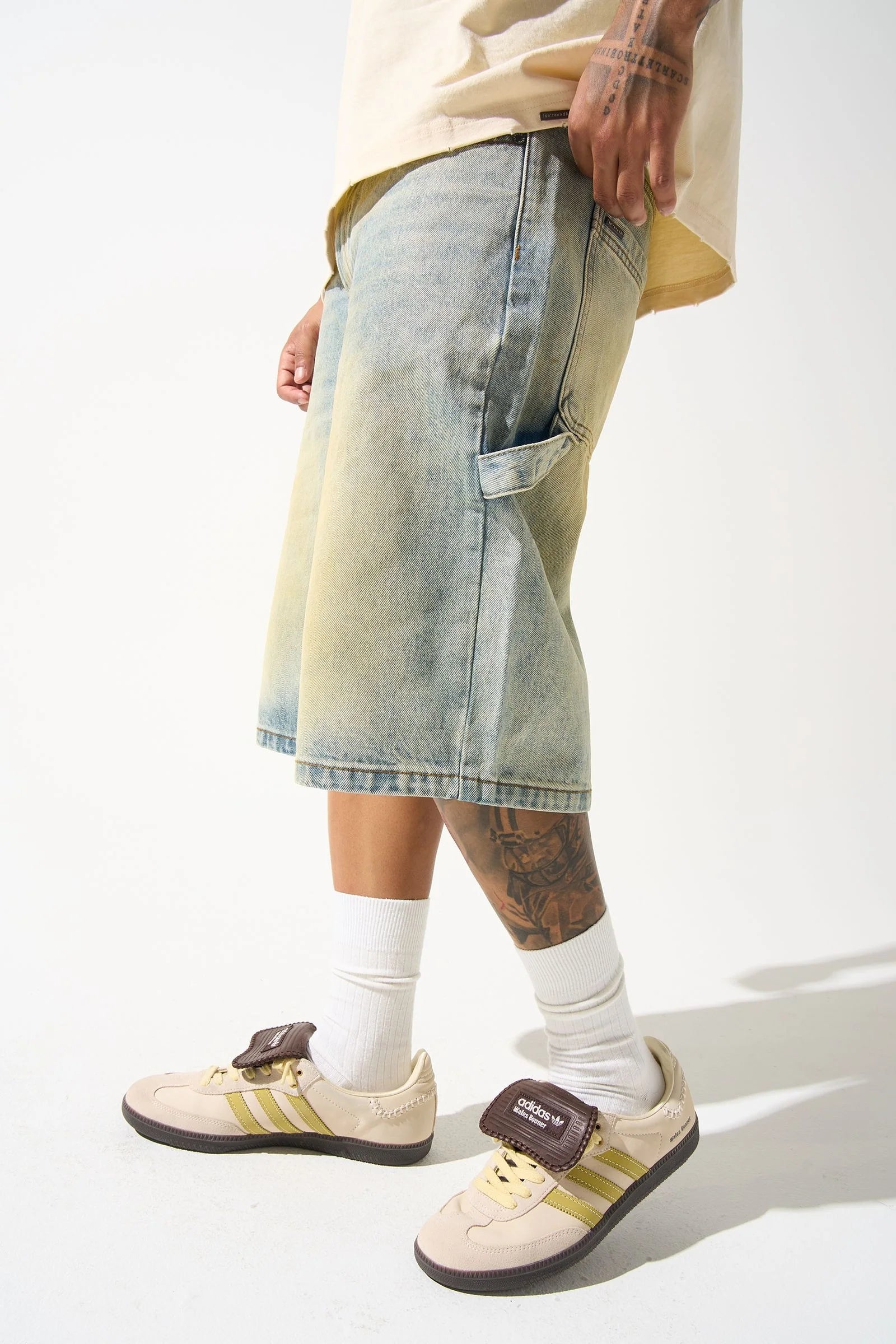 Serenede "Mud Denim Shorts"