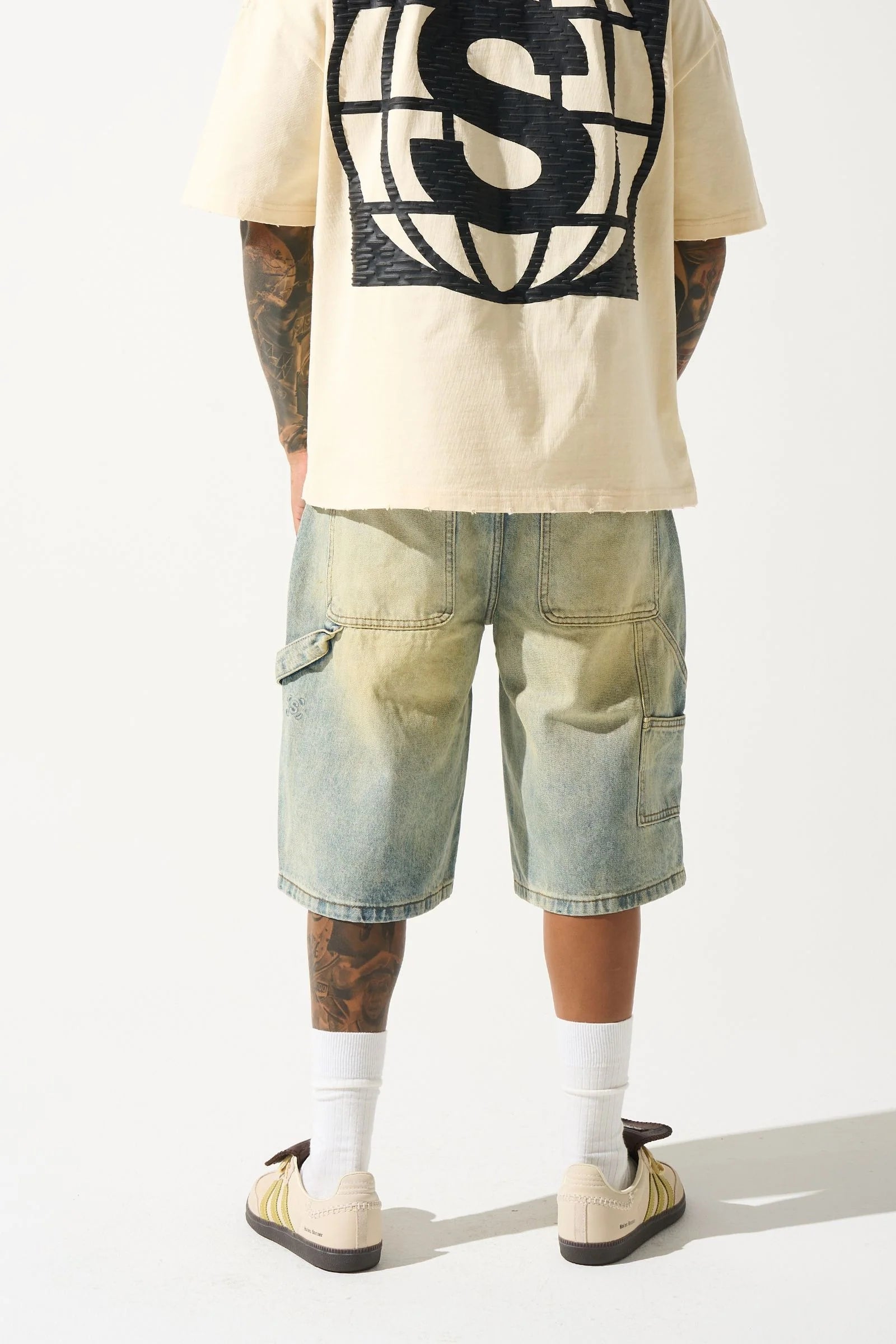 Serenede "Mud Denim Shorts"