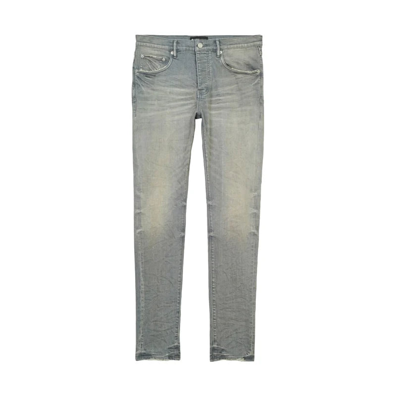 Purple Brand Light Grey Plain Vintage W Dirty Jeans
