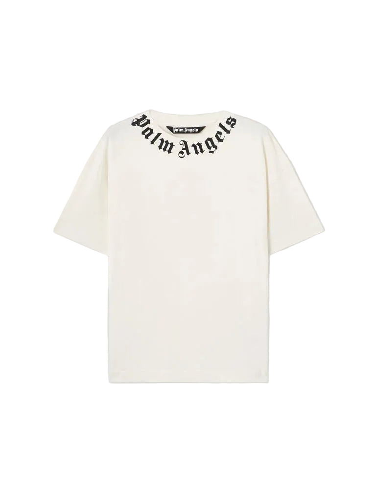 Neck Logo T-Shirt 'OFF WHITE BLACK'
