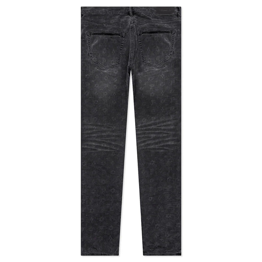 Purple Brand - P001 - Black Wash Jacquard Monogram