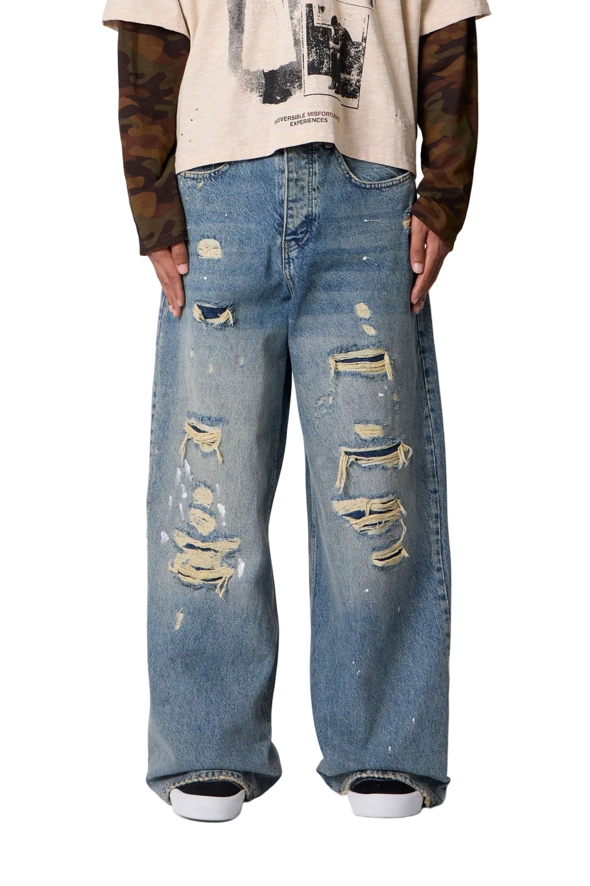 REPAIRED RAVE DENIM 'BLUE'