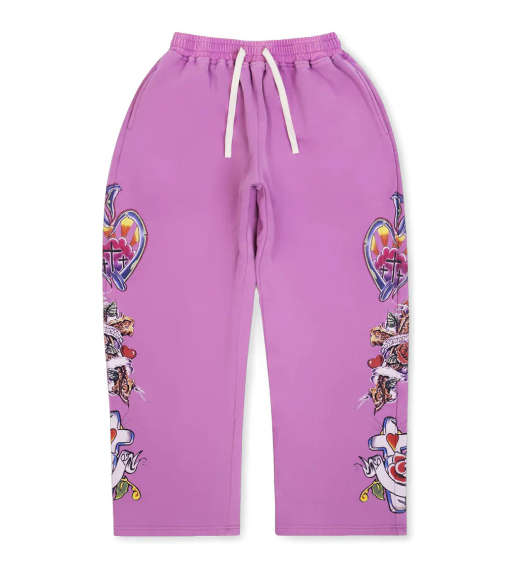 Righteous Risen King Sweatpants Purple