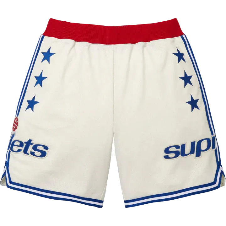 Supreme Mitchell & Ness Teams Basketball Short White