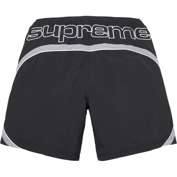 Supreme Paneled Water Short Black