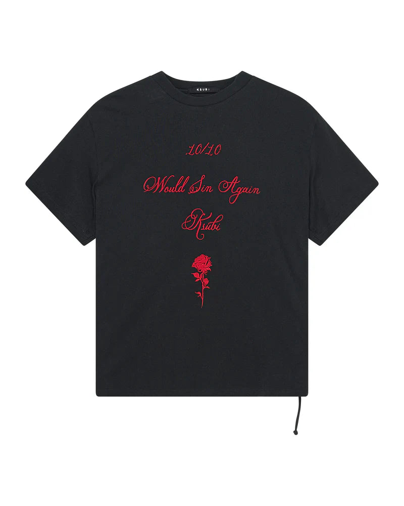 Sin Again Biggie ss Tee Jet Black