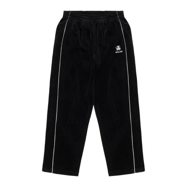 Sinclair Velour Piping Pant Black
