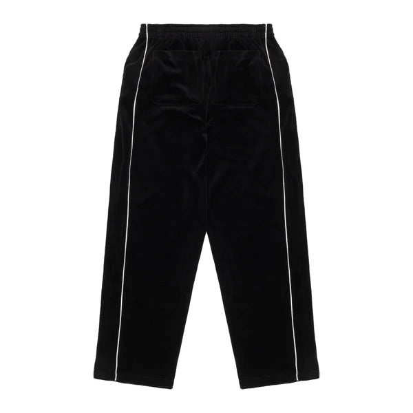 Sinclair Velour Piping Pant Black