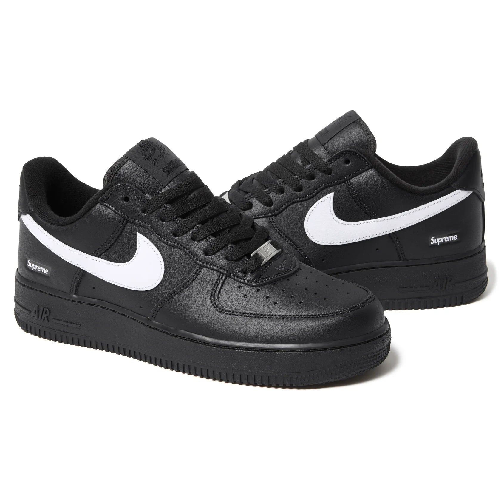 Supreme x Air Force 1 Low 'Box Logo - Black White'