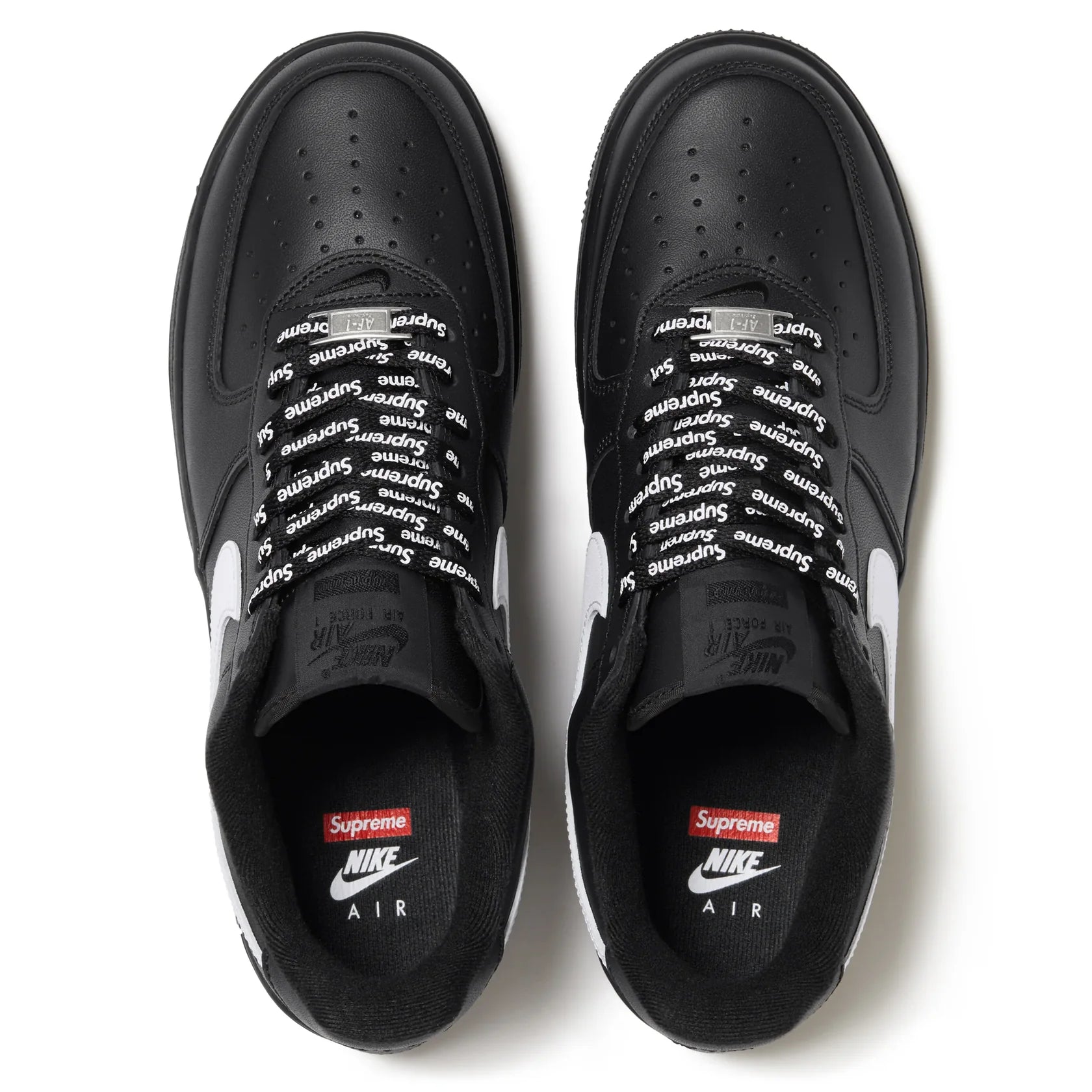 Supreme x Air Force 1 Low 'Box Logo - Black White'