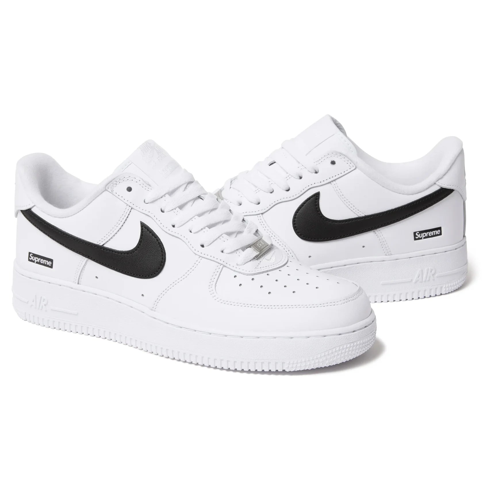 Supreme x Air Force 1 Low 'Box Logo - White Black'