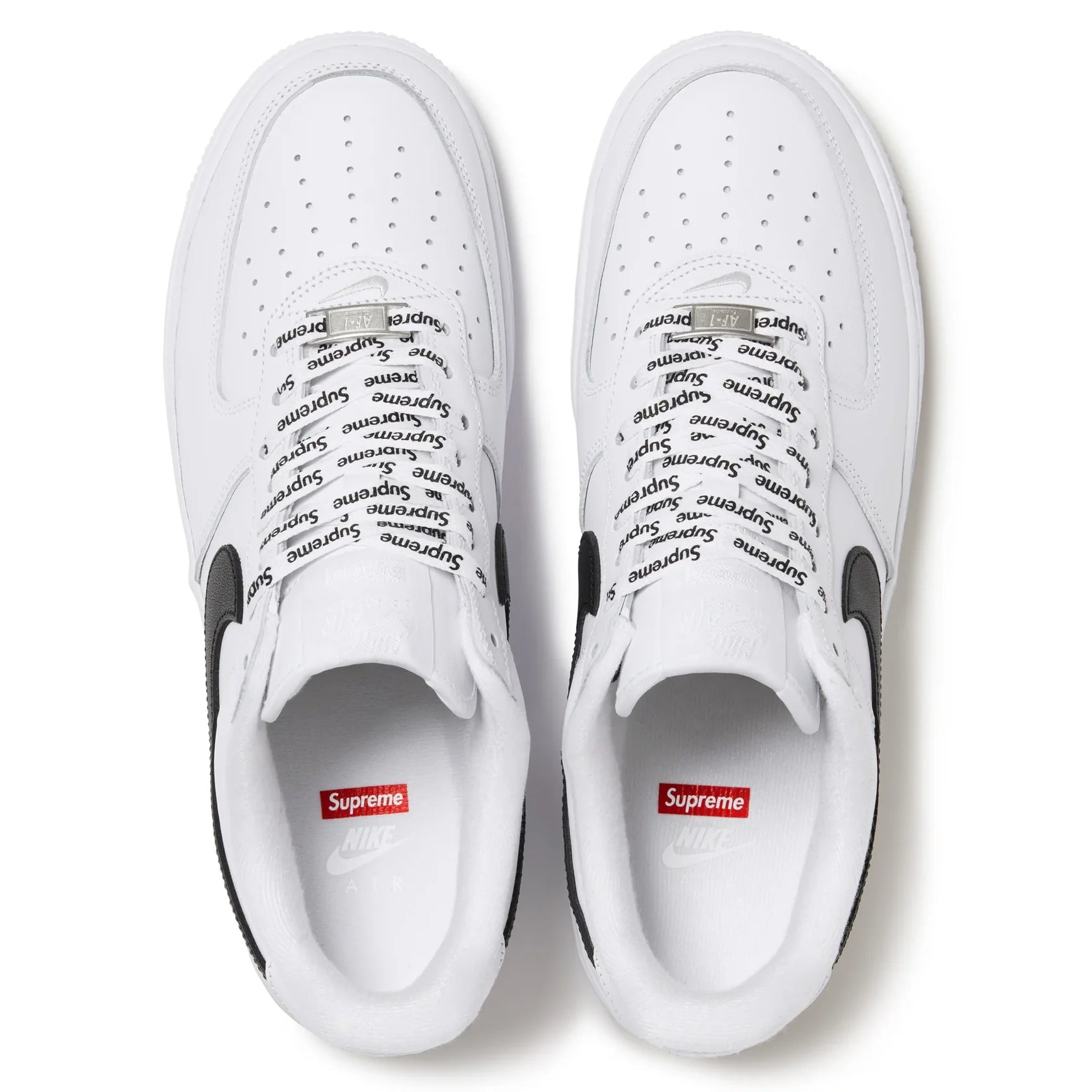 Supreme x Air Force 1 Low 'Box Logo - White Black'