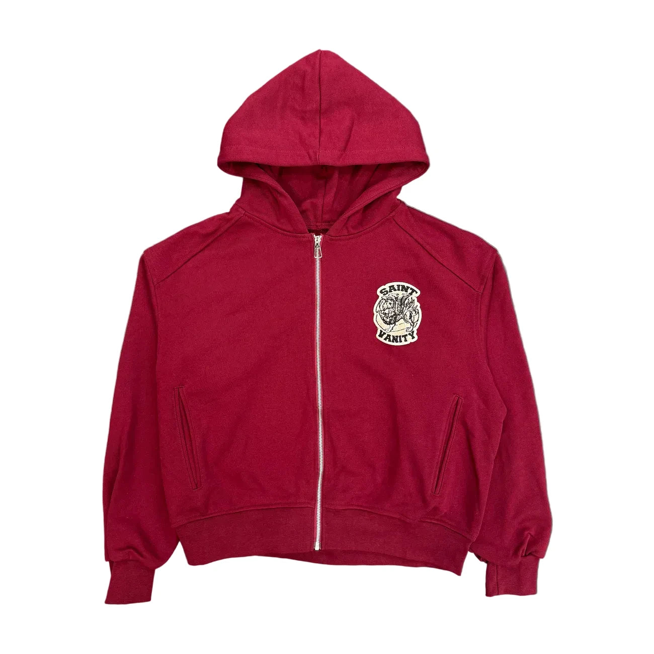 Saint Vanity Uniform Zip Up Burgundy