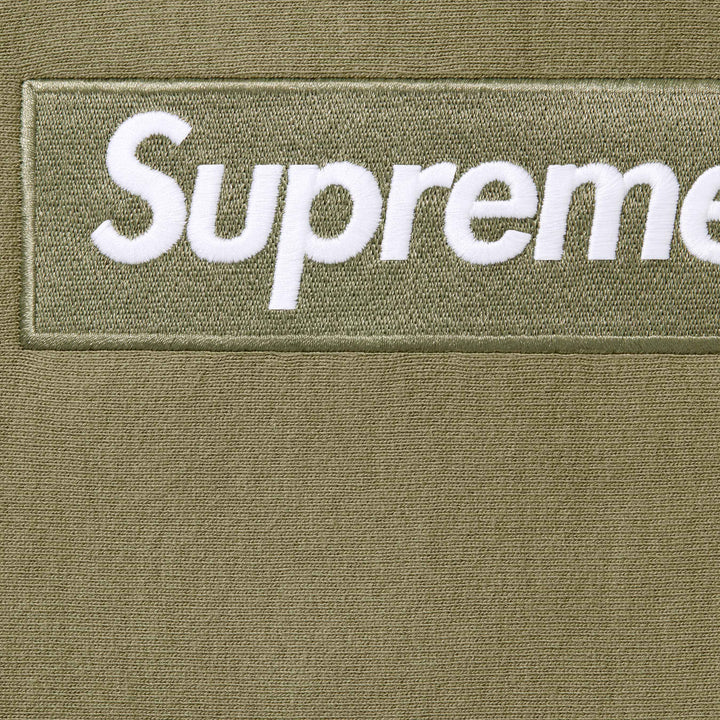 Supreme Box Logo Hooded Sweatshirt (FW25) LIGHT OLIVE