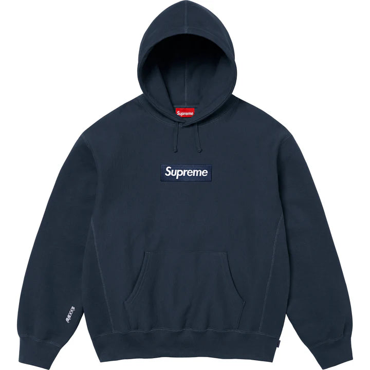 Supreme Box Logo Hooded Sweatshirt (FW25) NAVY