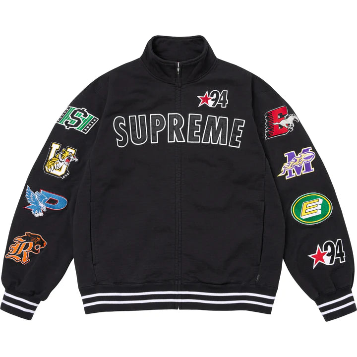 SUPREME MASCOTS ZIP UP SWEATSHIRT 'BLACK'