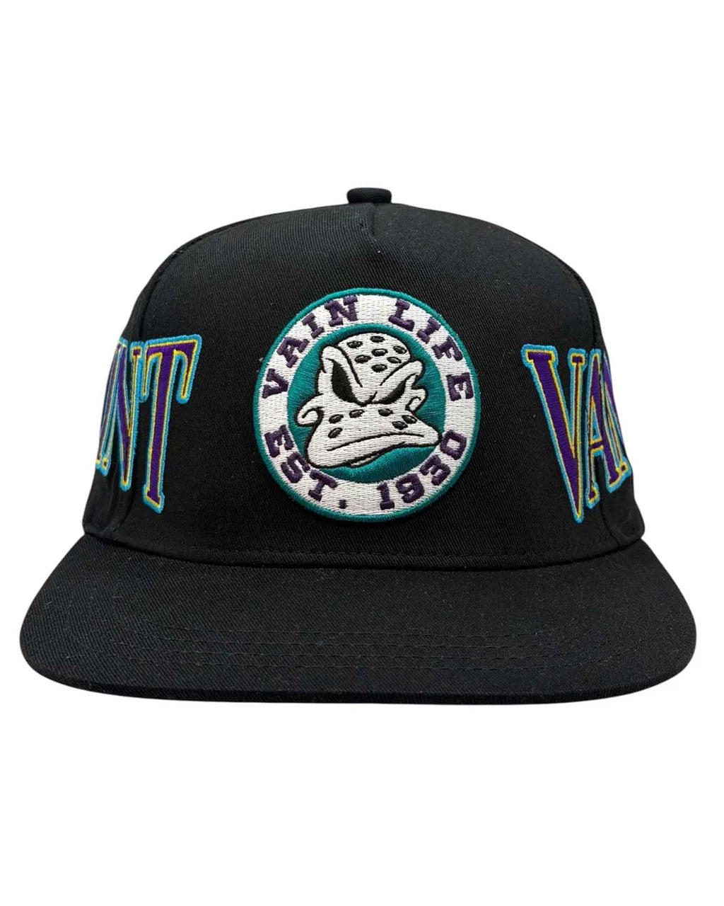 Saint Vanity Vain Life Ducks Snapback Black