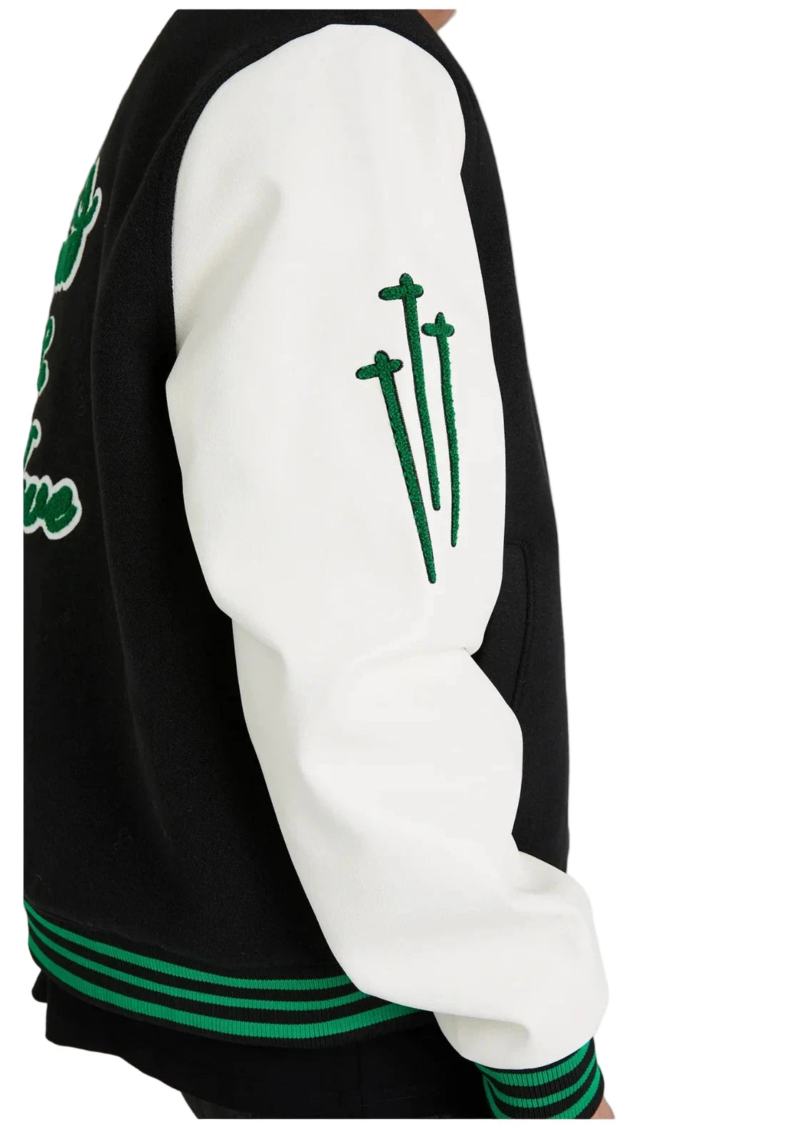 RTA MARTY JACKET | BLACK WHITE SCRIPT LOGO