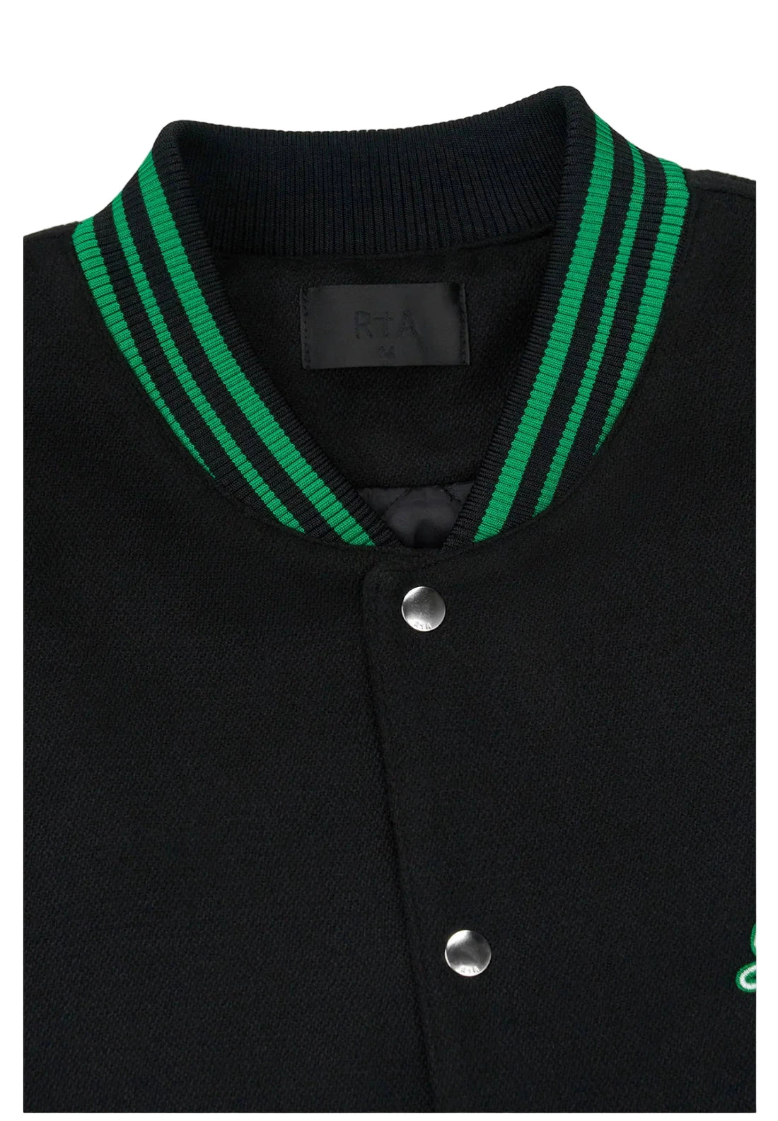 RTA MARTY JACKET | BLACK WHITE SCRIPT LOGO