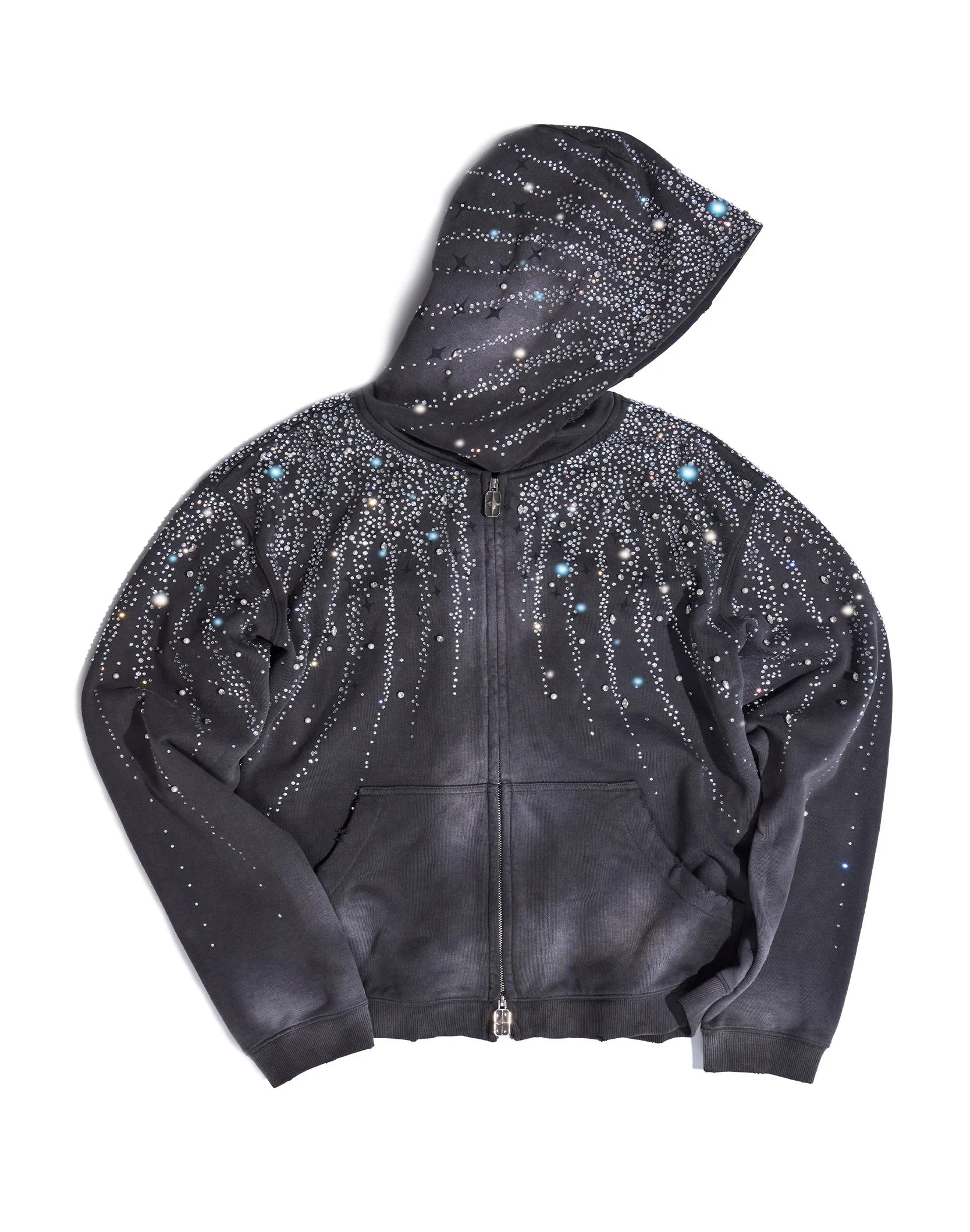20K Steller Diamond Hoodie In BLK