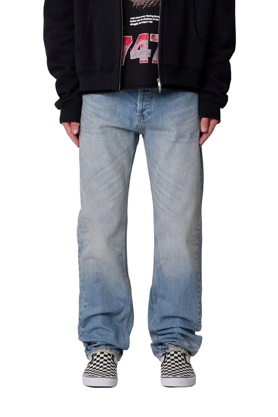 STRAIGHT DENIM 'western blue'