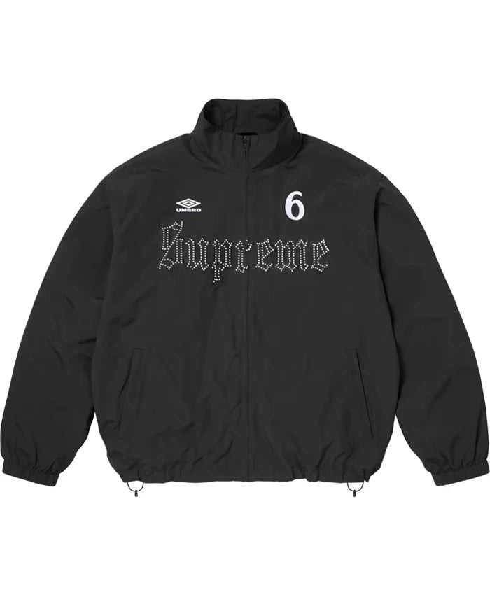 Supreme Umbro Rhinestone Track Jacket Black